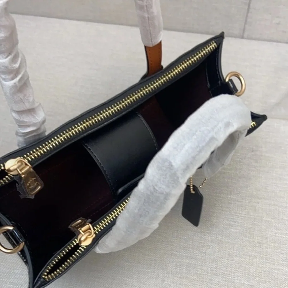 Coach Black Patent Leather Satchel